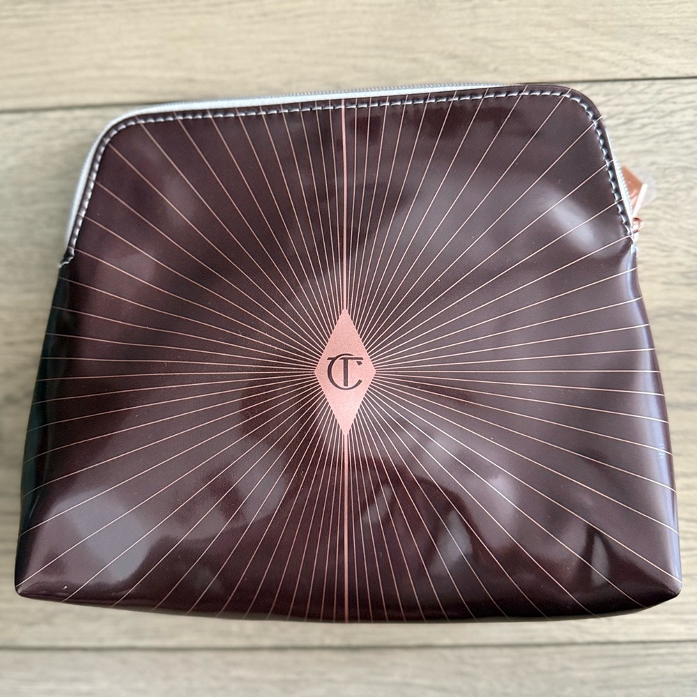 SALE🔥Charlotte tilbury large bag "darling get your glow on" + 2 SAMPLES - Picture 2 of 6